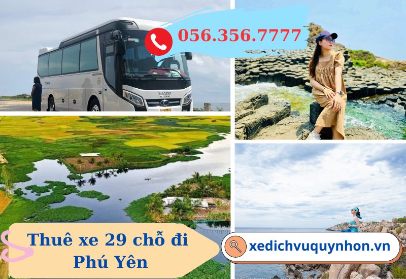 Thuê xe 29 chỗ từ Quy Nhơn đi Phú Yên