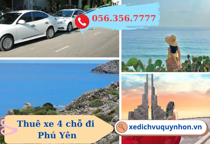 Thuê xe 4 chỗ từ Quy Nhơn đi Phú Yên